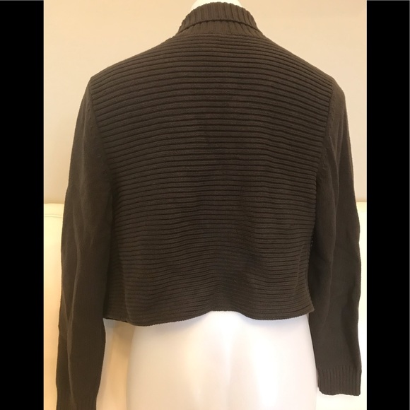 Ann Taylor Chocolate Brown Bolero - Picture 4 of 6